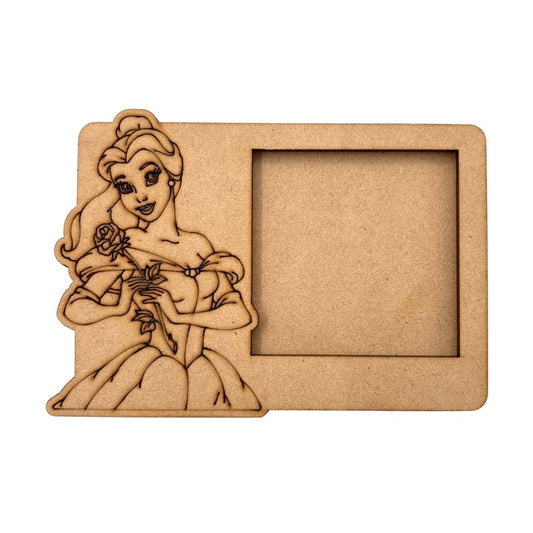 Barbie 3 Layered Premium MDF Photo Frame for DIY Painting & Craft-93