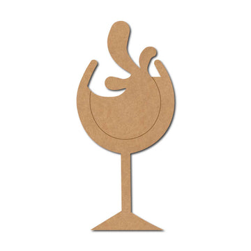 Accessories- Wine Glass Mdf Cutouts Design 10
