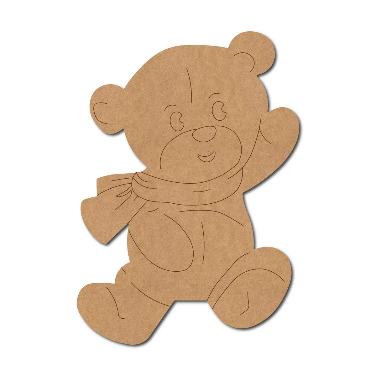 Teddy Bear Premarked  Mdf Cutout