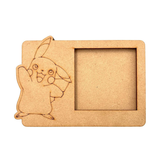 Pokemon Pikachu 3 Layered Premium MDF Photo Frame for DIY Painting & Craft-118