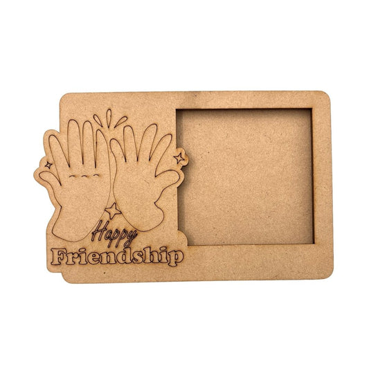 Friendship Day 3 Layered Premium MDF Photo Frame for DIY Painting & Craft-122