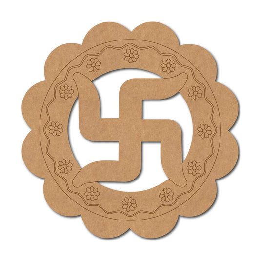 Swastik Premarked Mdf Cutouts Design 3