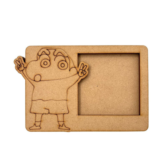 Sinchan 3 Layered Premium MDF Photo Frame for DIY Painting & Craft-119