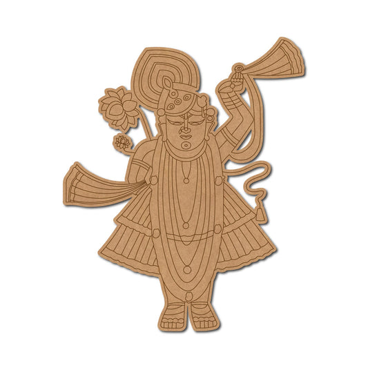 Shrinathji Premarked Mdf Cutout Design 26