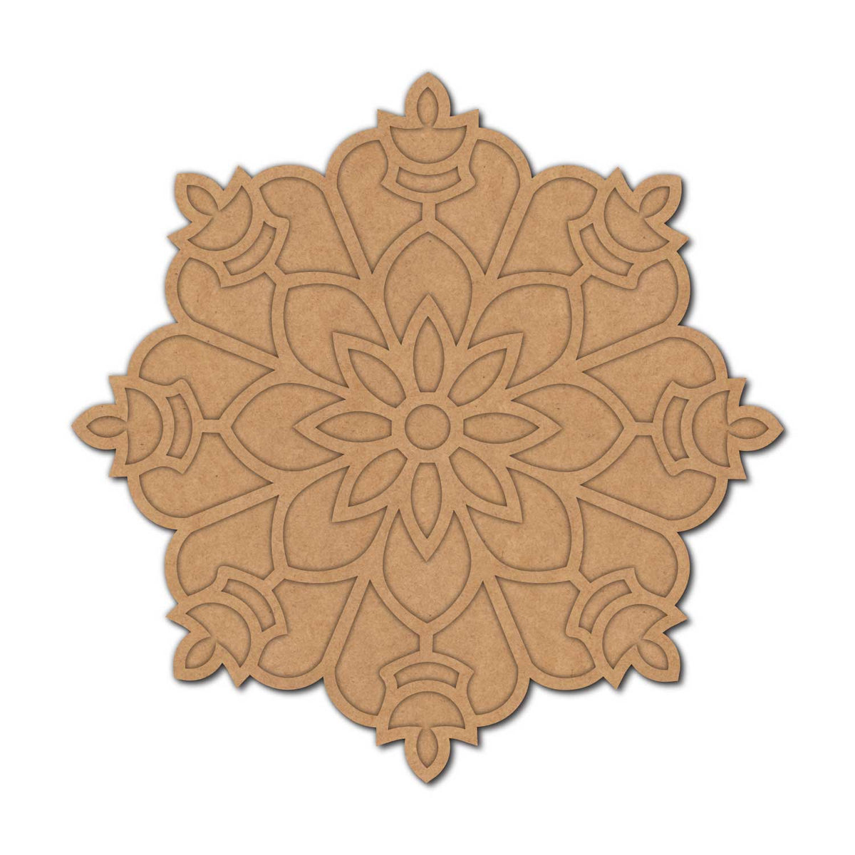 Mandala Reusable Two Layered Rangoli Base Design 29