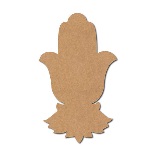 Hamsa Hand pre marked mdf cutout design 14