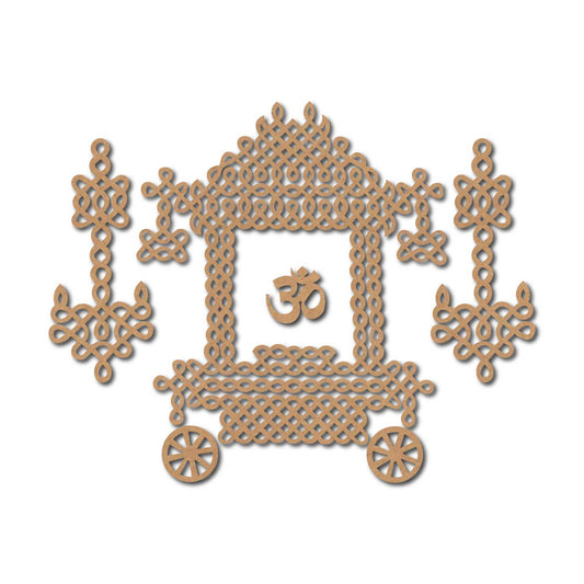 Kolam Premarked Mdf Cutouts Design 22
