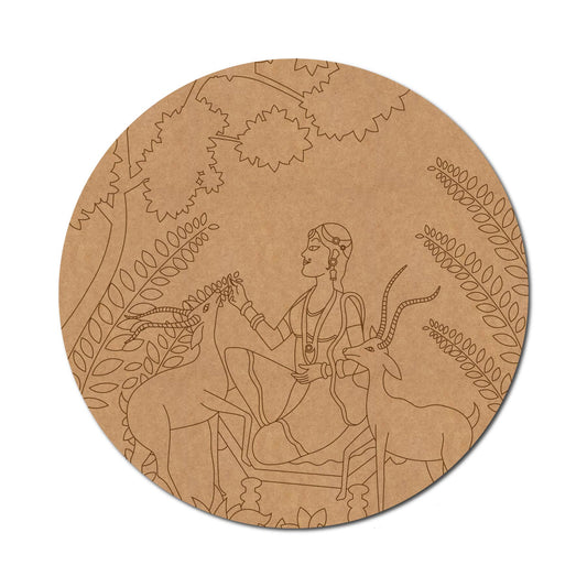 Rajasthani Premarked Mdf Cutouts Design 46