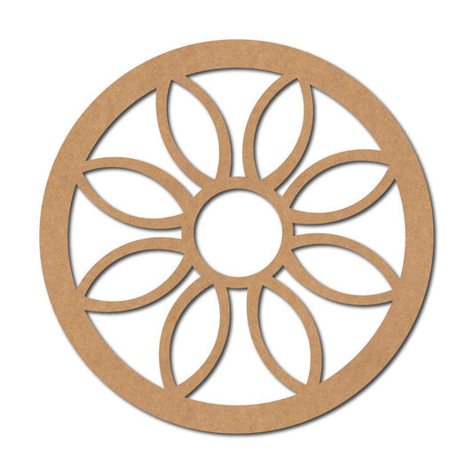 Macrame Base Mandala Cutout Design 20
