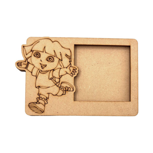 Dora 3 Layered Premium MDF Photo Frame for DIY Painting & Craft-133
