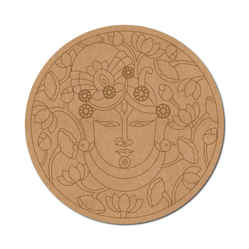 Shrinathji Mandala Premarked Mdf Cutout Design 5
