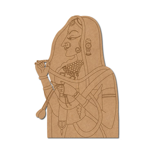 Rajasthani Premarked Mdf Cutouts Design 47