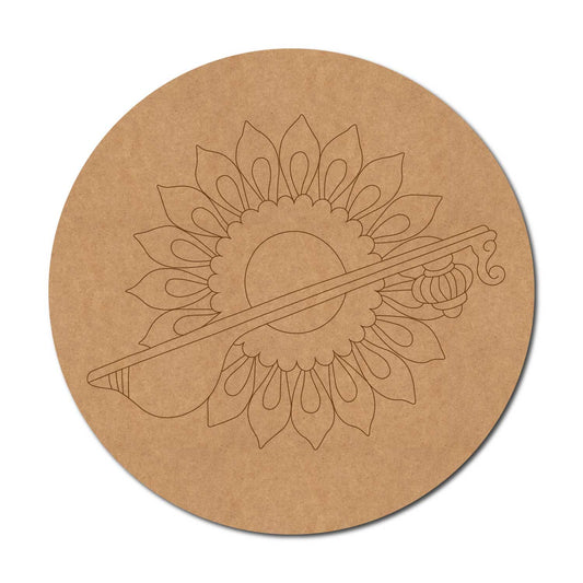 Musical Instruments pre marked Mdf Cutout Design 24