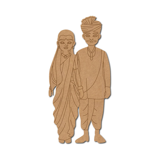 Rajasthani Premarked Mdf Cutouts Design 56