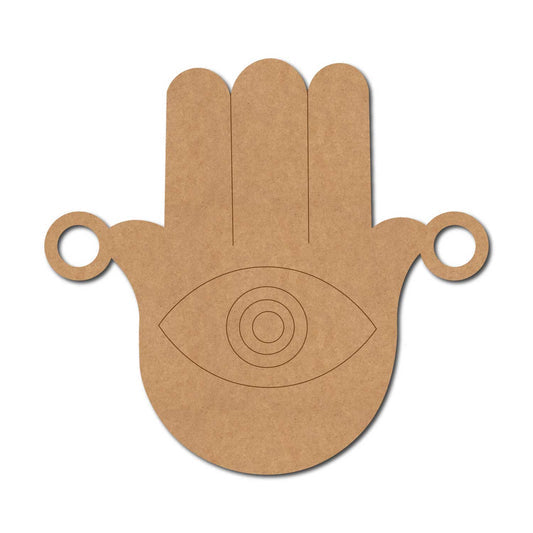 Hamsa Hand pre marked mdf cutout design 20