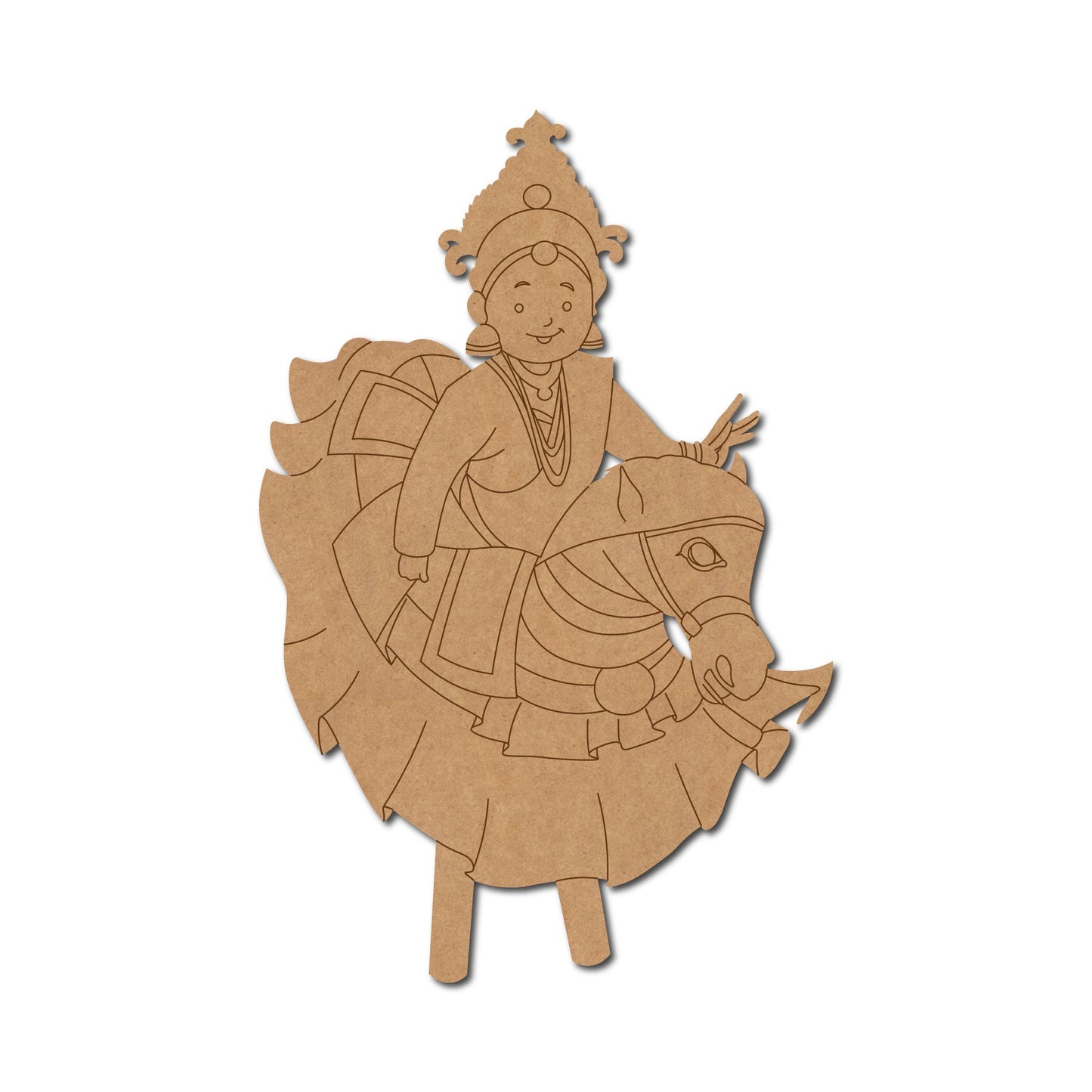 Rajasthani Premarked Mdf Cutouts Design 53
