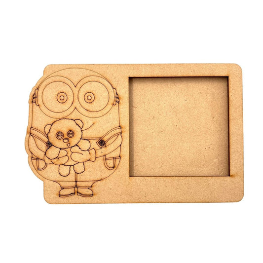 Minion 3 Layered Premium MDF Photo Frame for DIY Painting & Craft-144