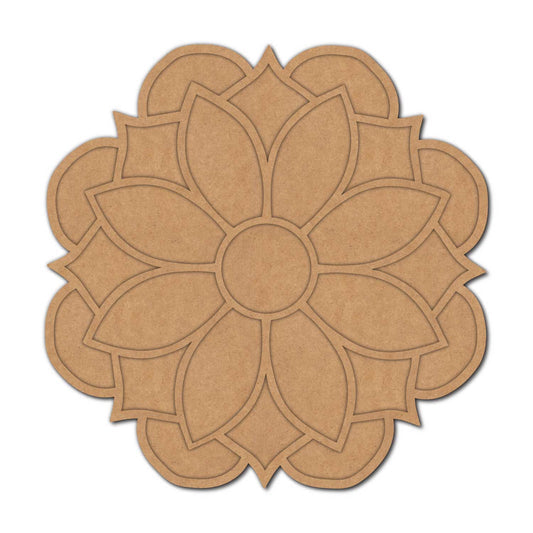 Mandala Reusable Two Layered Rangoli Base Design 4