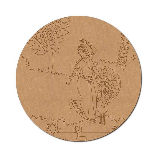 Rajasthani Premarked Mdf Cutouts Design 66