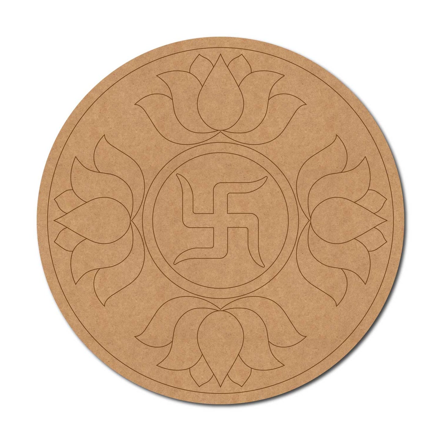 Swastik Premarked Mdf Cutouts Design 12
