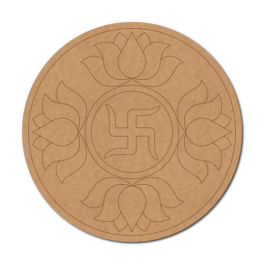 Swastik Premarked Mdf Cutouts Design 12