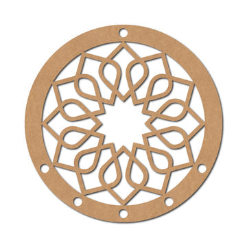 Macrame Base Mandala Cutout Design 12