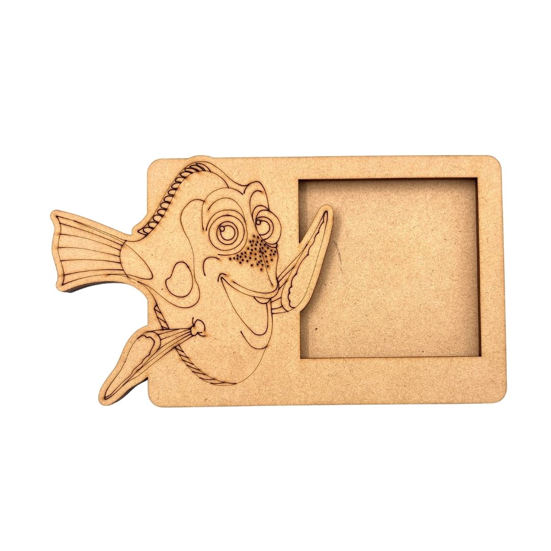 Finding Dory Fish 3 Layered Premium MDF Photo Frame for DIY Painting & Craft-140
