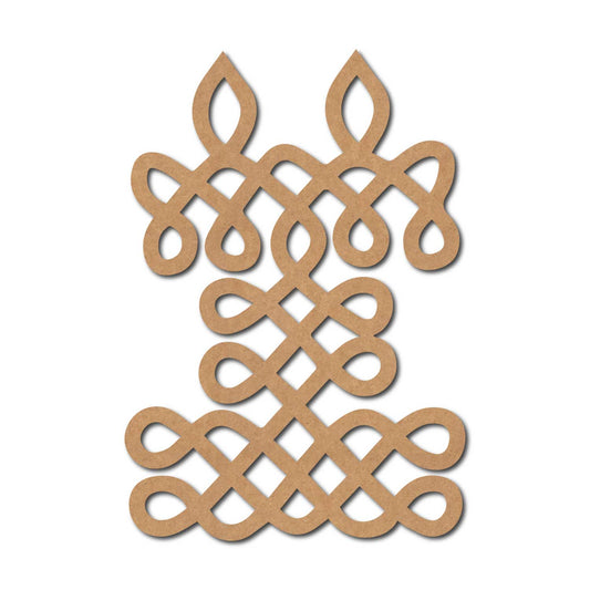 Kolam Premarked Mdf Cutouts Design 23