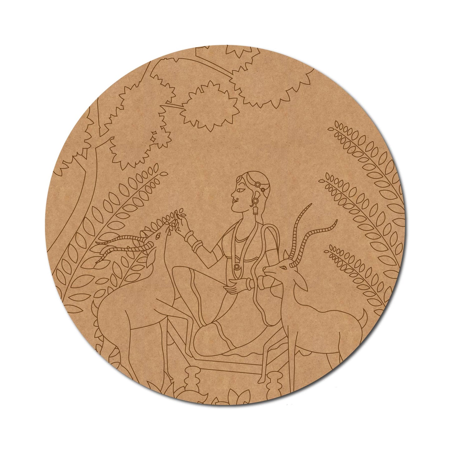 Rajasthani Premarked Mdf Cutouts Design 68