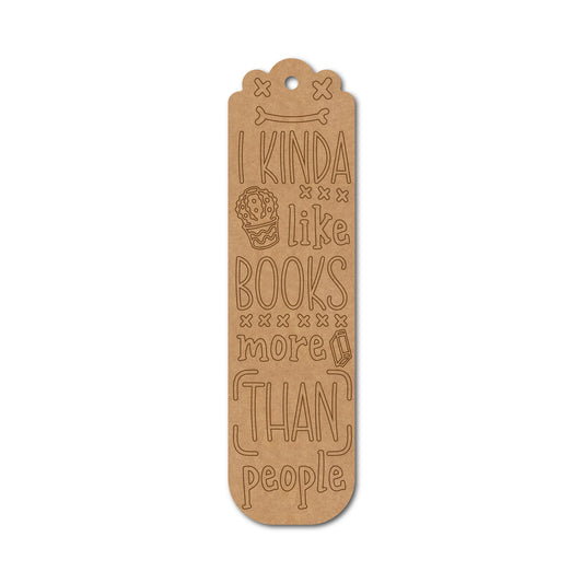 MDF Bookmark – 5 x 1.75 Inch | Pine MDF