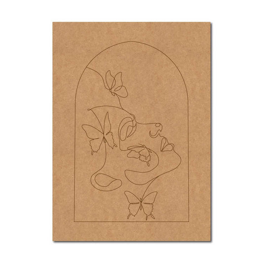 Boho Indian Folk Art Premarked Mdf Design 13