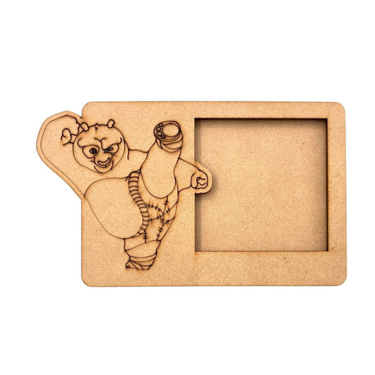 Kung Fu Panda Layered Premium MDF Photo Frame for DIY Painting & Craft-132