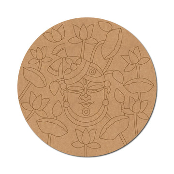 Shrinathji Mandala Premarked Mdf Cutout Design 7