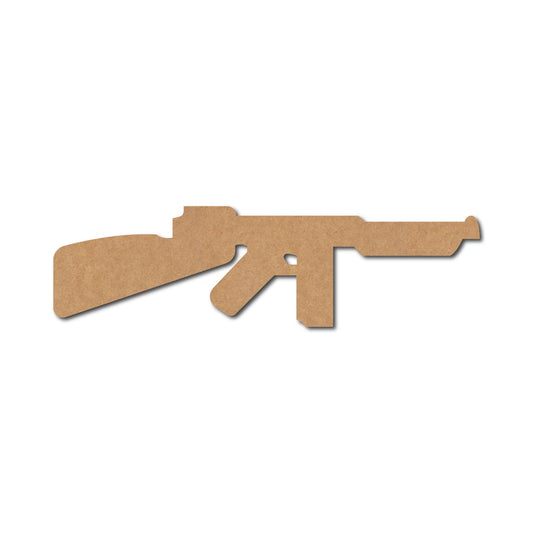Weapons/Guns pre marked Mdf Cutout Design 22
