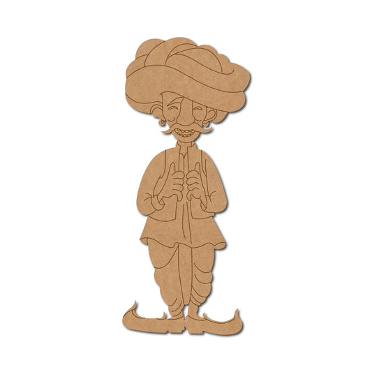 Rajasthani Premarked Mdf Cutouts Design 49
