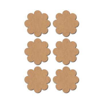 MDF Coaster Set with Stand (Set of 6)