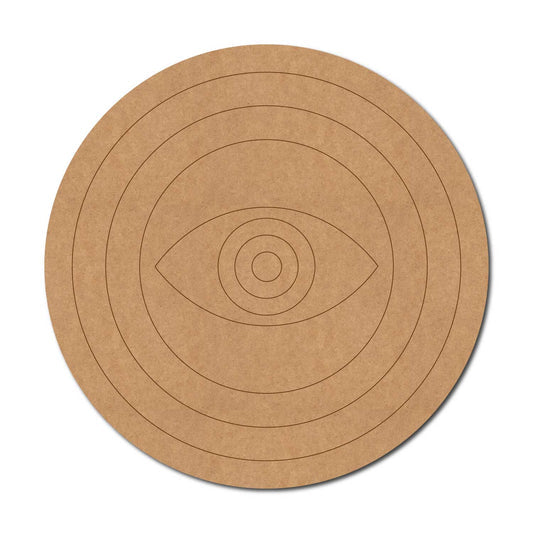 Evil Eye pre marked mdf cutout design 13