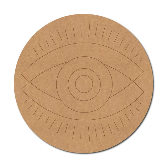 Evil Eye pre marked mdf cutout design 8