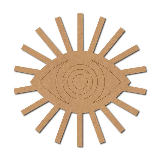 Evil Eye pre marked mdf cutout design 14