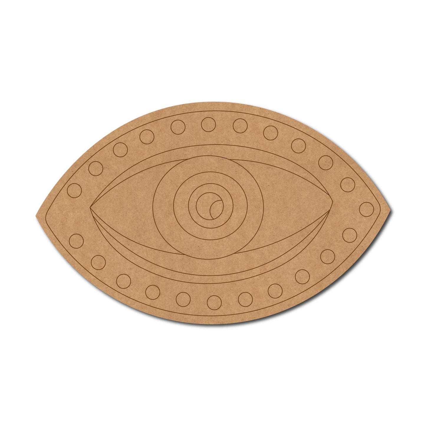 Evil Eye pre marked mdf cutout design 16