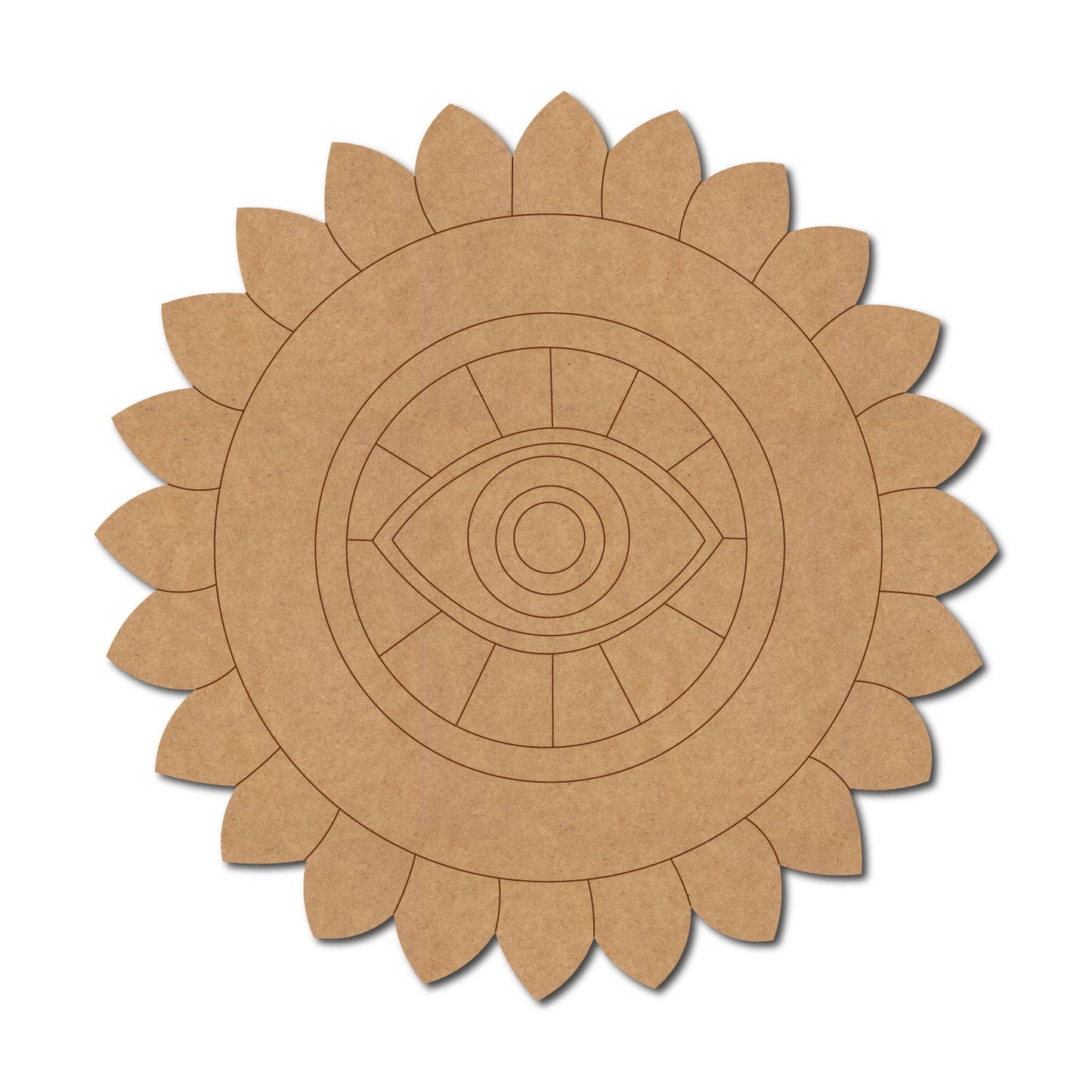 Evil Eye pre marked mdf cutout design 18