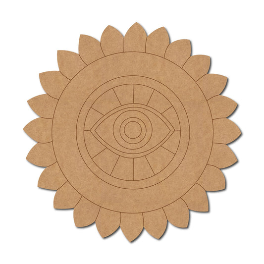 Evil Eye pre marked mdf cutout design 20