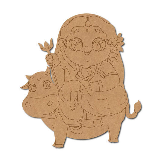 Durga Maa pre marked mdf cutout design 15