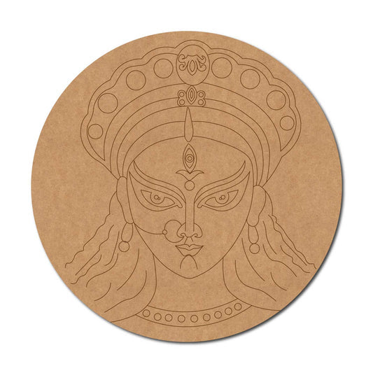 Durga Maa pre marked mdf cutout design 13