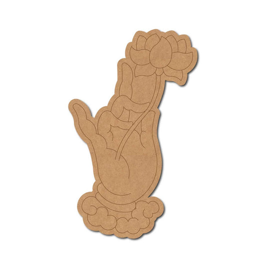 Lakshmi ji pre marked mdf cutout design 19