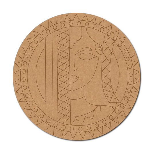 Durga Maa pre marked mdf cutout design 3