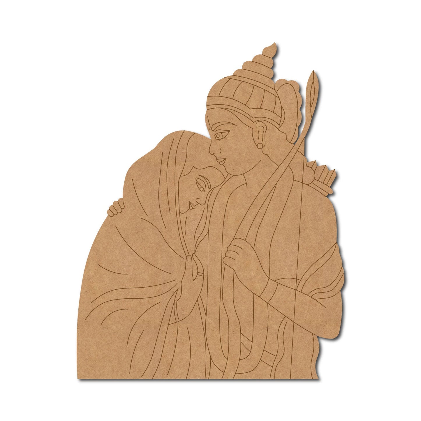 Ram ji Premarked Mdf Cutouts Design 40