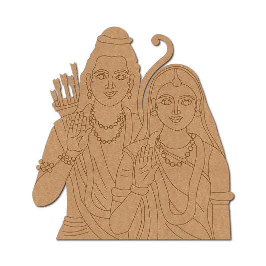 Ram ji Premarked Mdf Cutouts Design 29