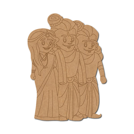 Ram ji Premarked Mdf Cutouts Design 19