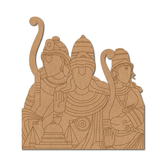 Ram ji Premarked Mdf Cutouts Design 21